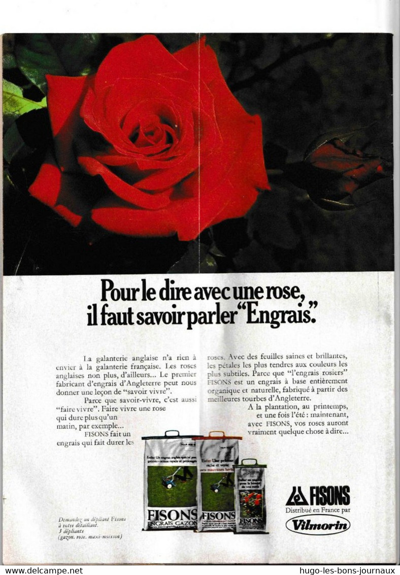 Rustica_N°170_ 1er Avril 1973_Dossier Greffes _à Découper : Les Fleurs D'été - Garten