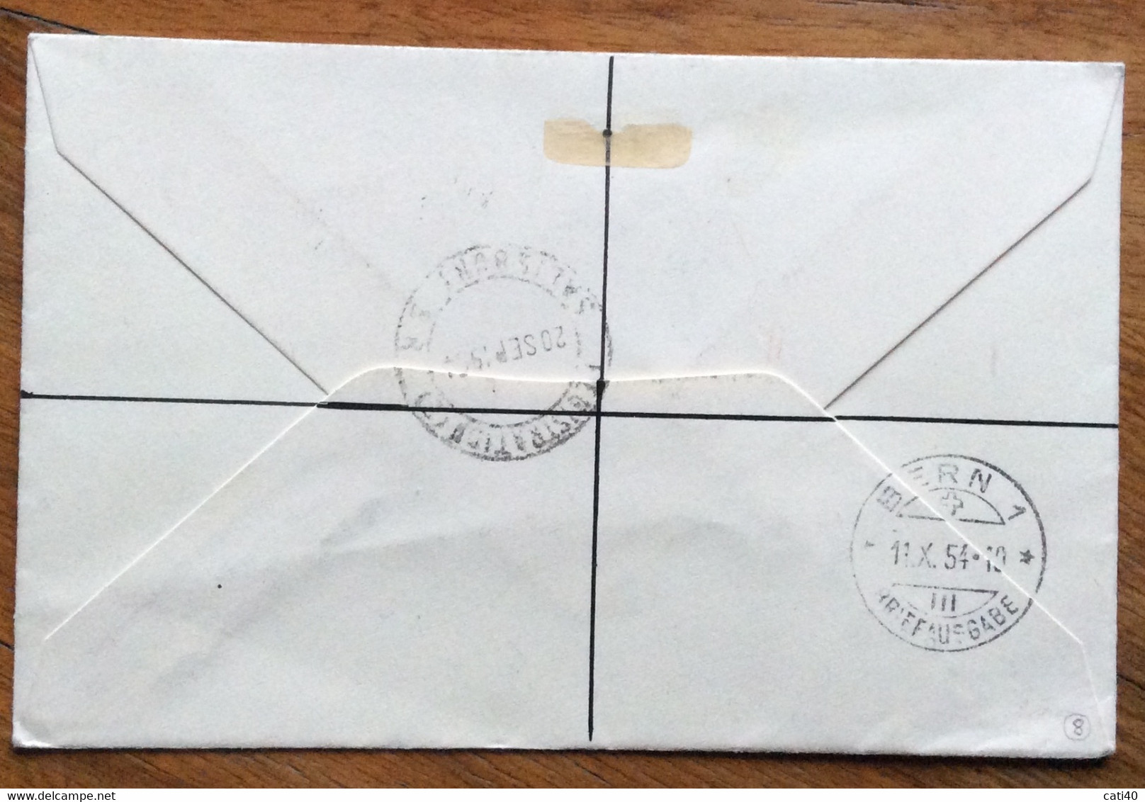 SOUTHERN RHODESIA -  REGISTERD FROM SALISBURY 20/9/1954 TO BERNE . SUISSE - Covers & Documents
