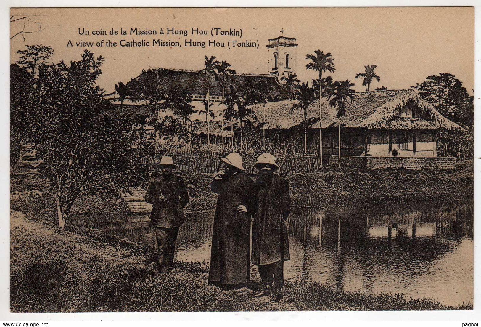 Indochine : Tonkin : Un Coin De La Mission à Hung Hou - Viêt-Nam