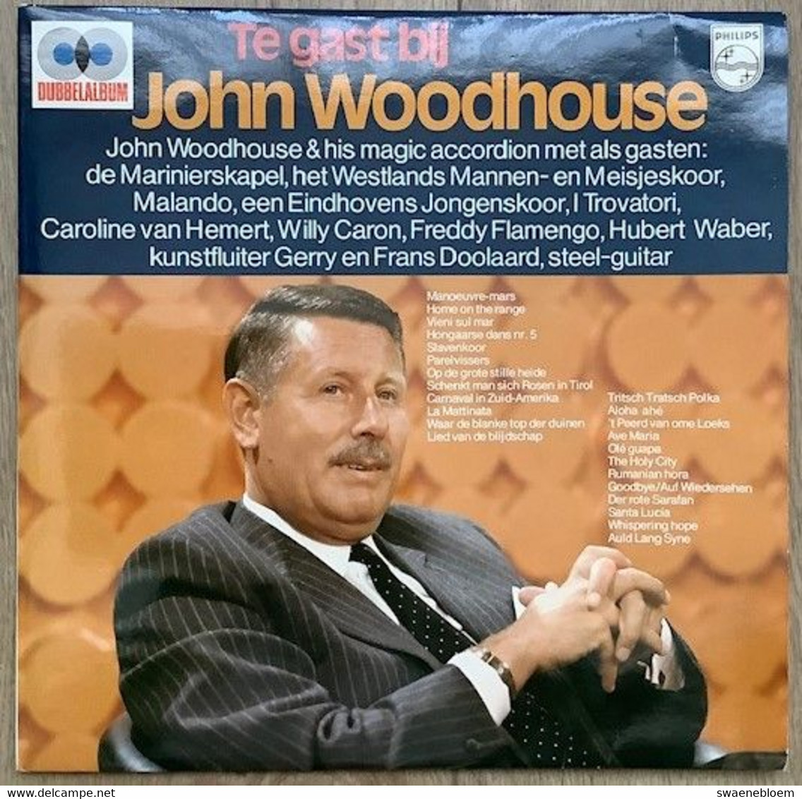 LP.- Te Gast Bij JOHN WOODHOUSE & HIS MAGIC ACCORDION - Compilations