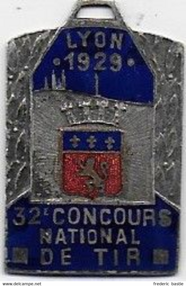 Médaille  32e Concours National De Tir  LYON  1929 - France