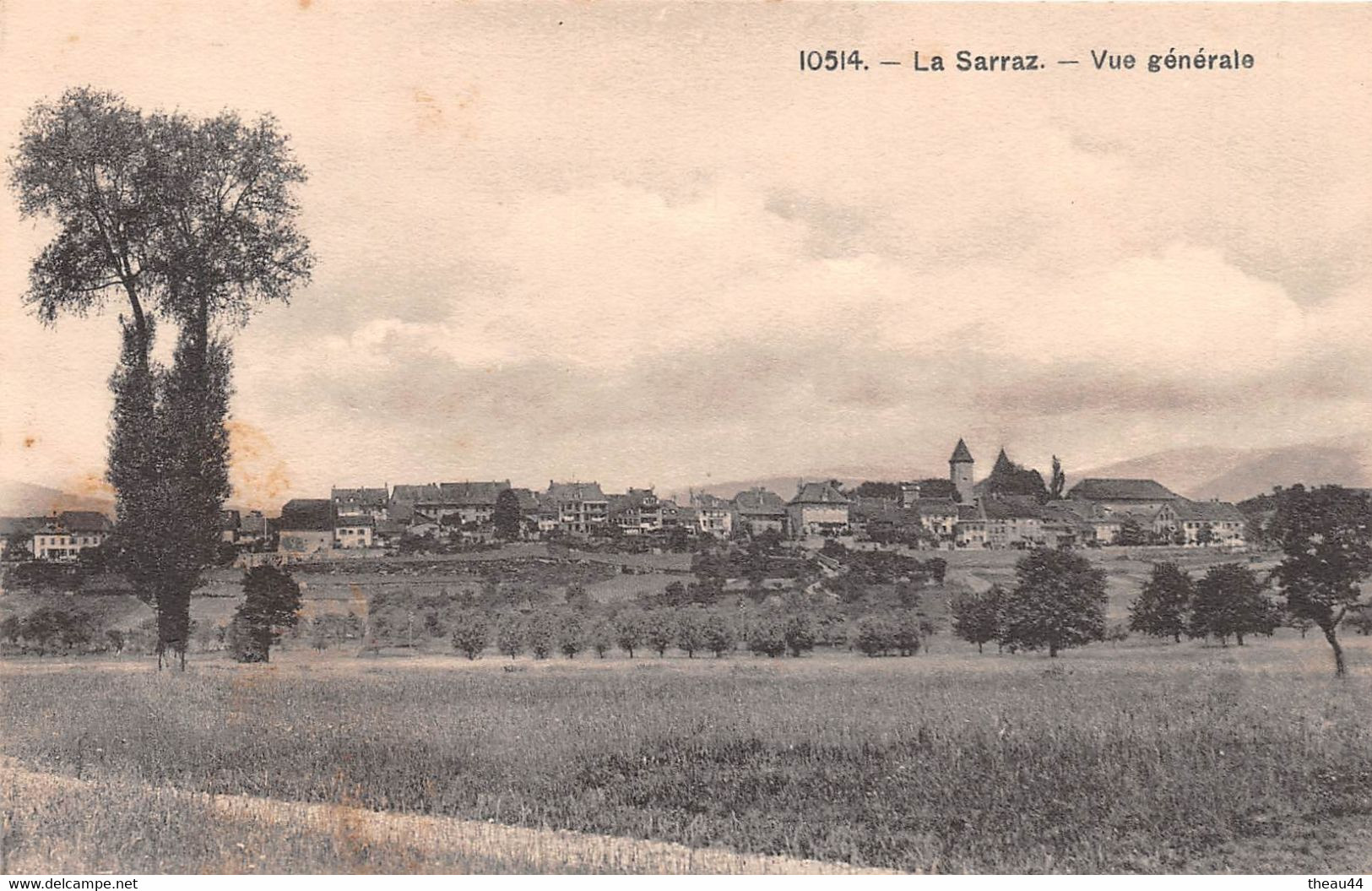 ¤¤   -   SUISSE   -   LA SARRAZ    -   Vue Générale       -  ¤¤ - La Sarraz