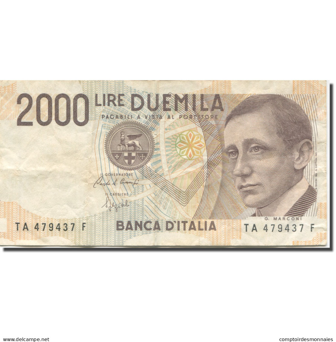 Billet, Italie, 2000 Lire, 1990-1992, Undated (1990-92), KM:115, TB - 2.000 Lire