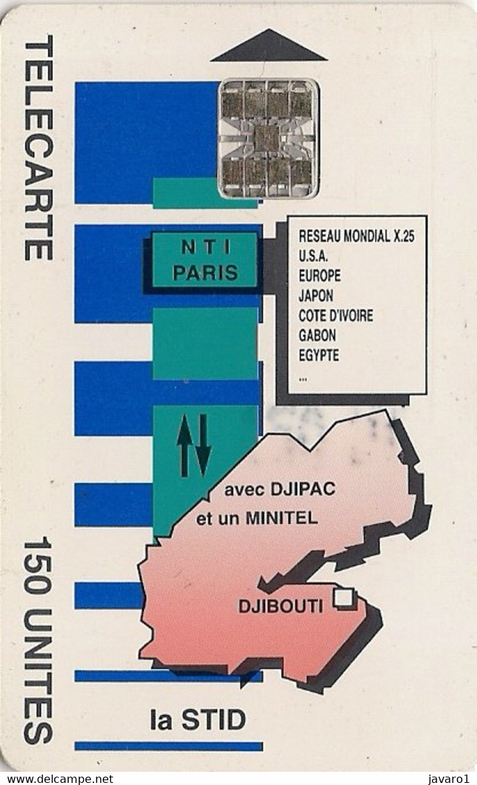 DJIBOUTI : DJI24 150u La STID (Map) USED - Djibouti