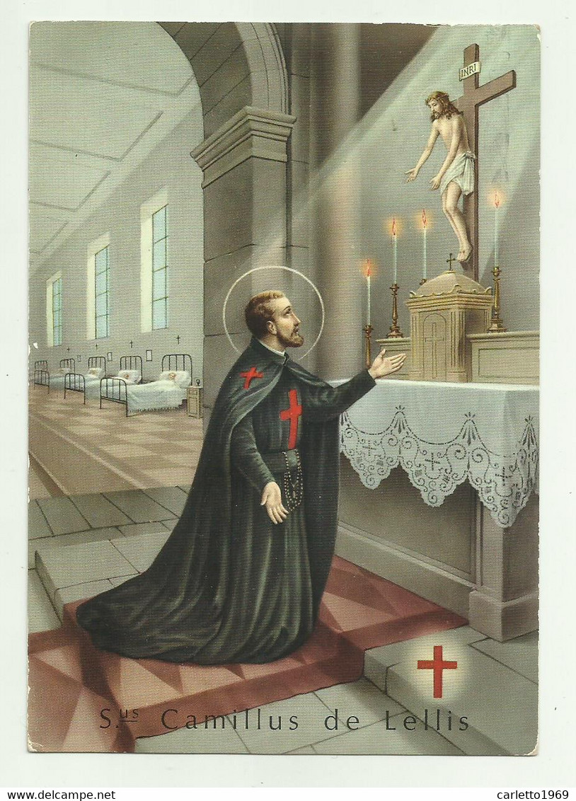 S.CAMILLUS DE LELLIS CARTOLINA VIAGGIATA FG - Saints