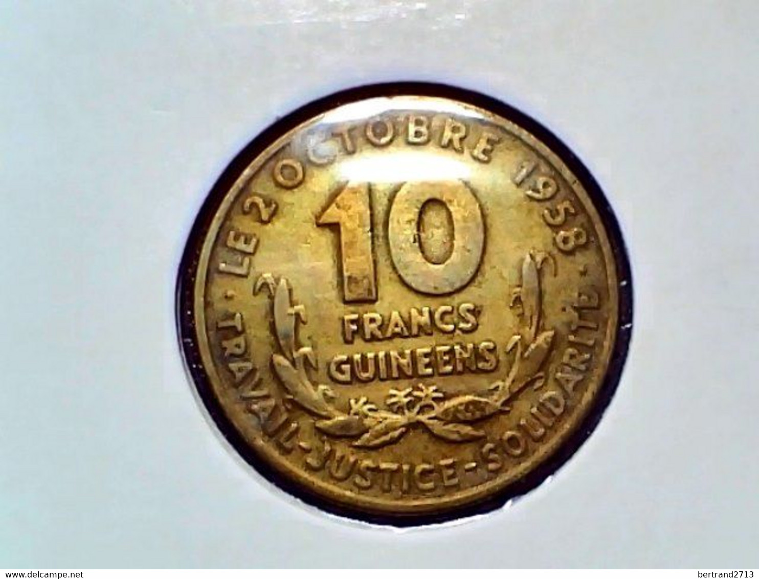 Guinea 10 Francs 1959 KM 2 - Guinée