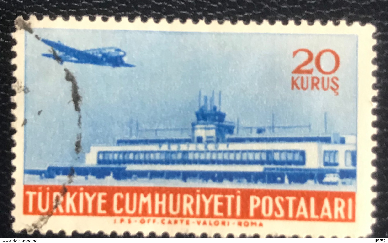 Türkiye - Turkije - Turquie - P4/45 - (°)used - 1954 - Michel 1405 - Luchtpost - Luftpost