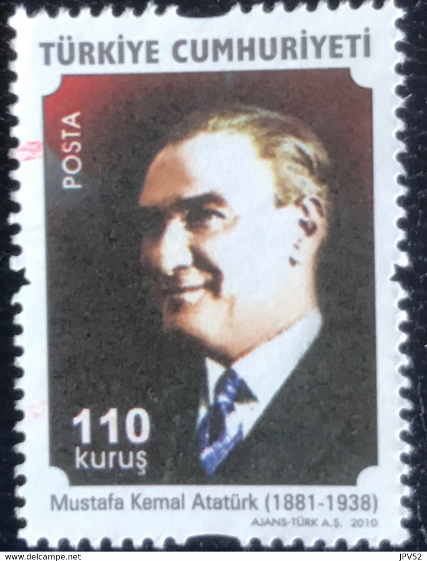 Türkiye - Turkije - Turquie - P4/46 - (°)used - 2010 - Michel 3836 - Mustafa Kemal Atatürk - Usati