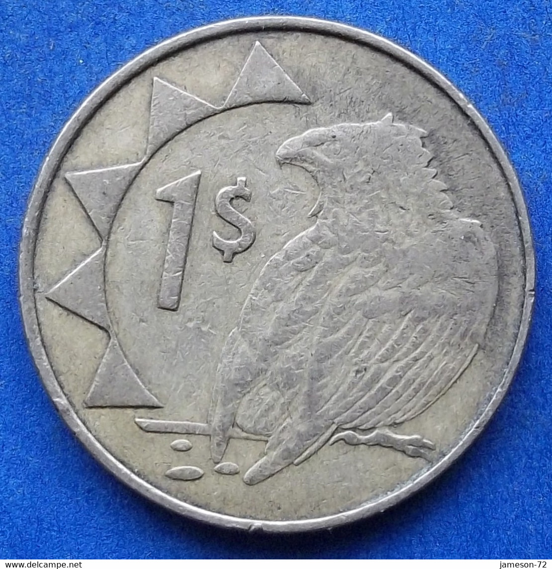 NAMIBIA - 1 Dollar 1993 "Bateleur Eagle" KM# 4 - Edelweiss Coins - Namibië