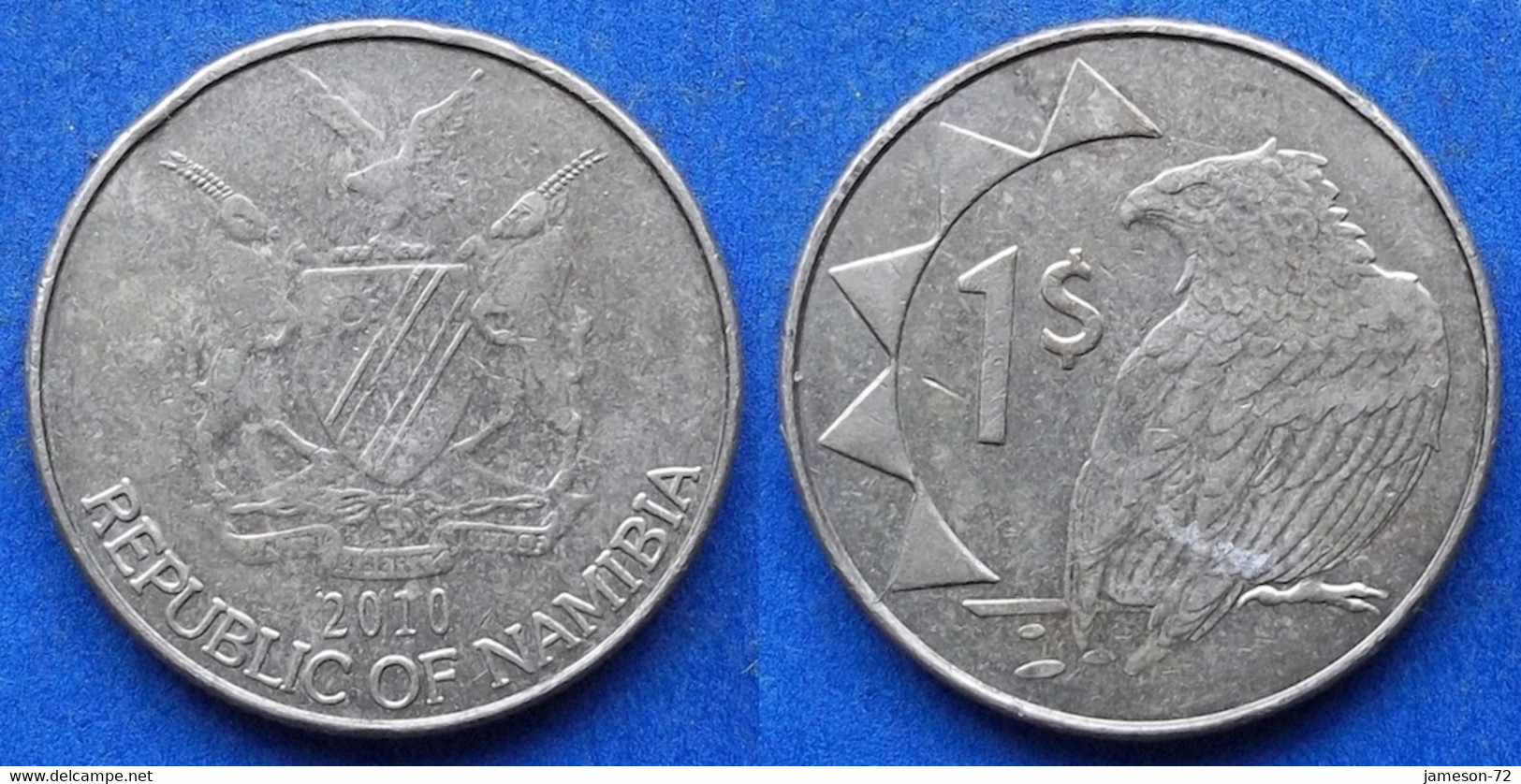 NAMIBIA - 1 Dollar 2010 KM# 4 Independent Republic (1990) - Edelweiss Coins - Namibia