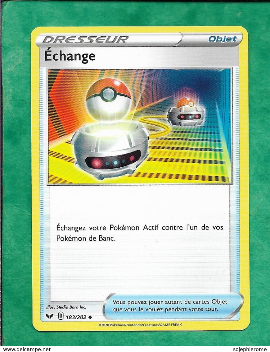 Pokémon 2020 Epée Et Bouclier 183/202 Echange 2scans - Sword & Shield