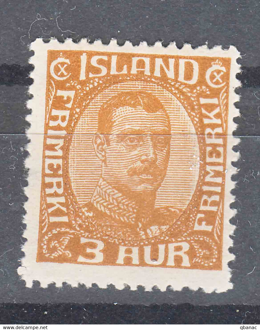 Iceland Island Ijsland 1920 Mi#84 Mint Hinged - Ungebraucht