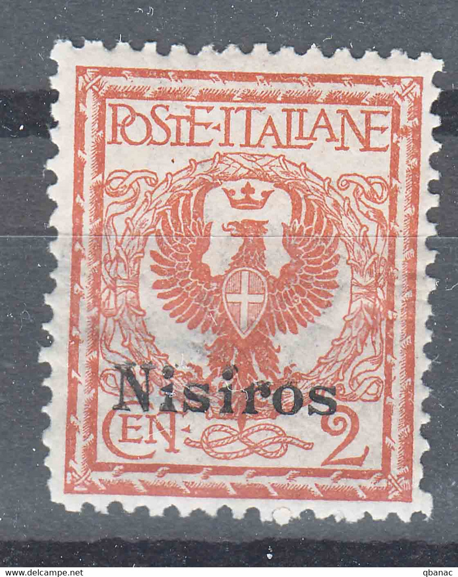 Italy Colonies Aegean Islands Nisiros (Nisiro) 1912 Mi#3 VII Mint Hinged - Aegean (Nisiro)