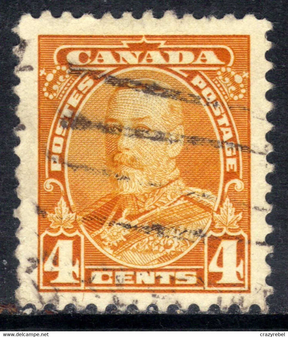 Canada 1935 KGV 4ct Yellow Used SG 344 ( T737 ) - Altri & Non Classificati