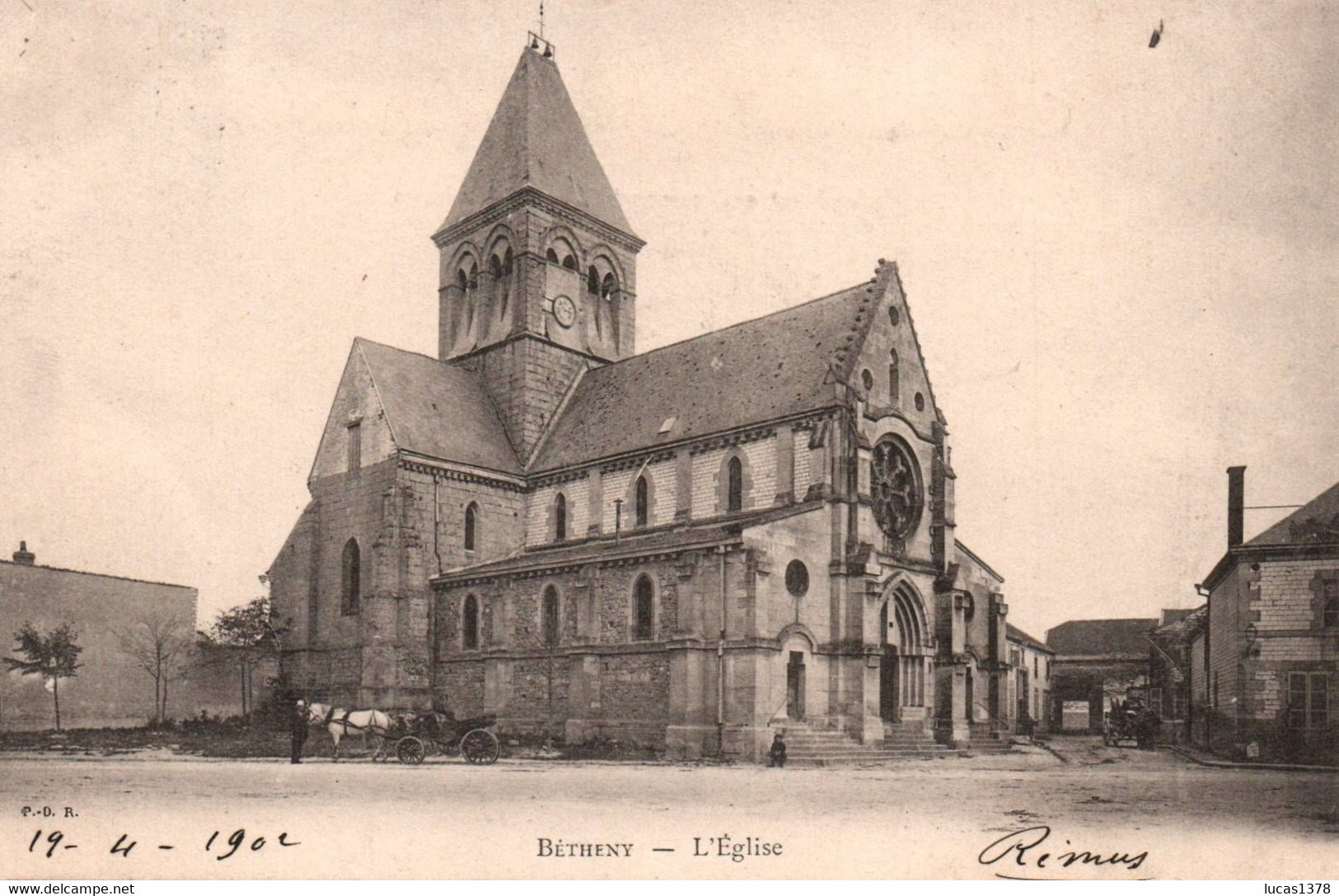 51 /BETHENY / L EGLISE / PRECURSEUR 1902 - Bétheny