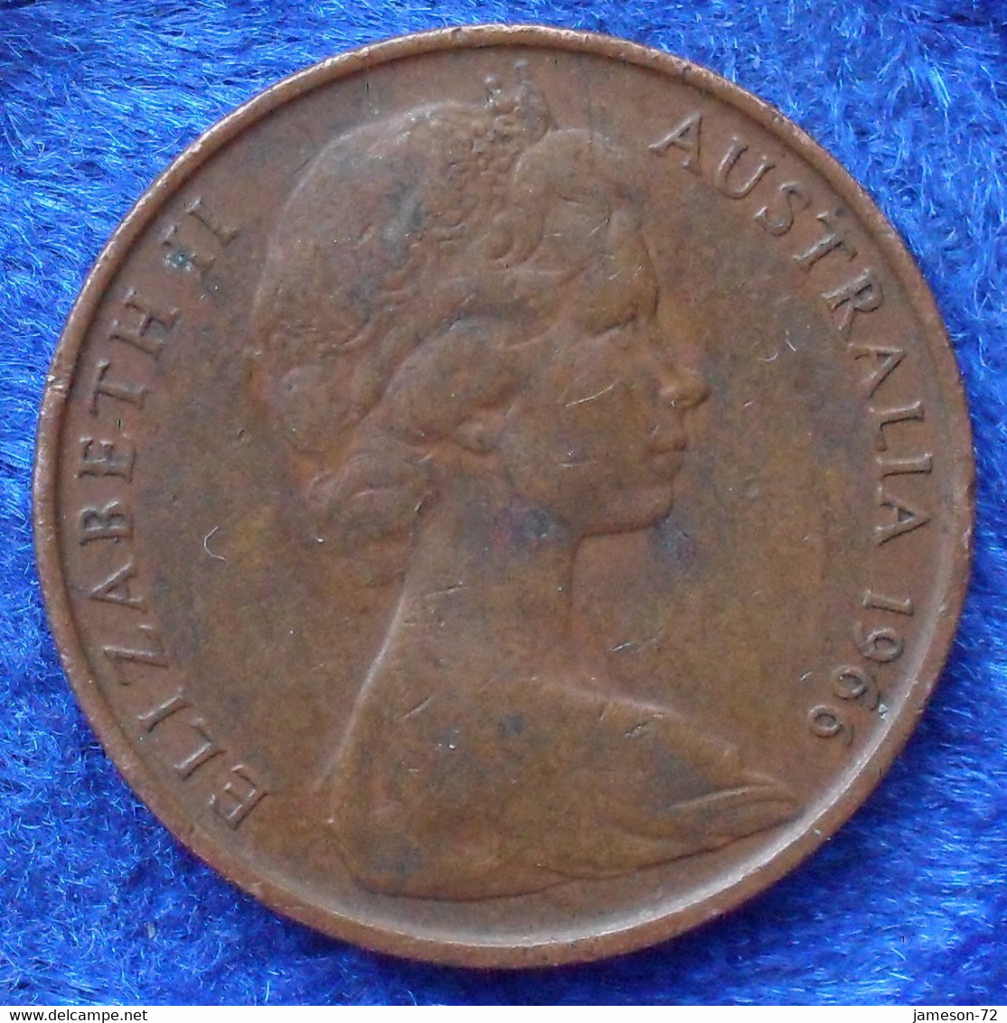 AUSTRALIA - 2 Cents 1966 Frill-necked Lizard KM# 63 Bronze - Edelweiss Coins - Non Classés