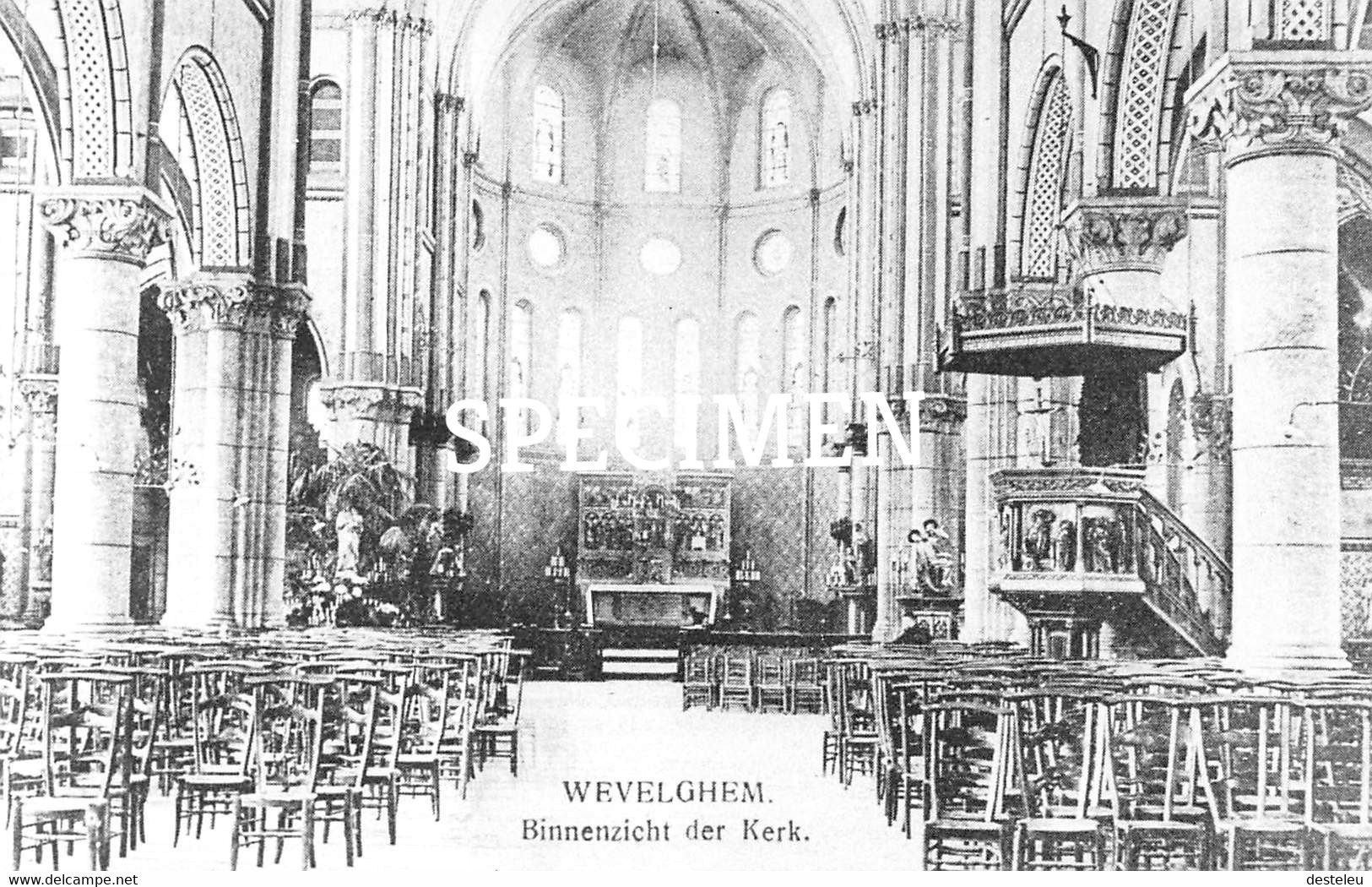 Binnenzicht Der Kerk- Repro - Wevelgem - Wevelgem