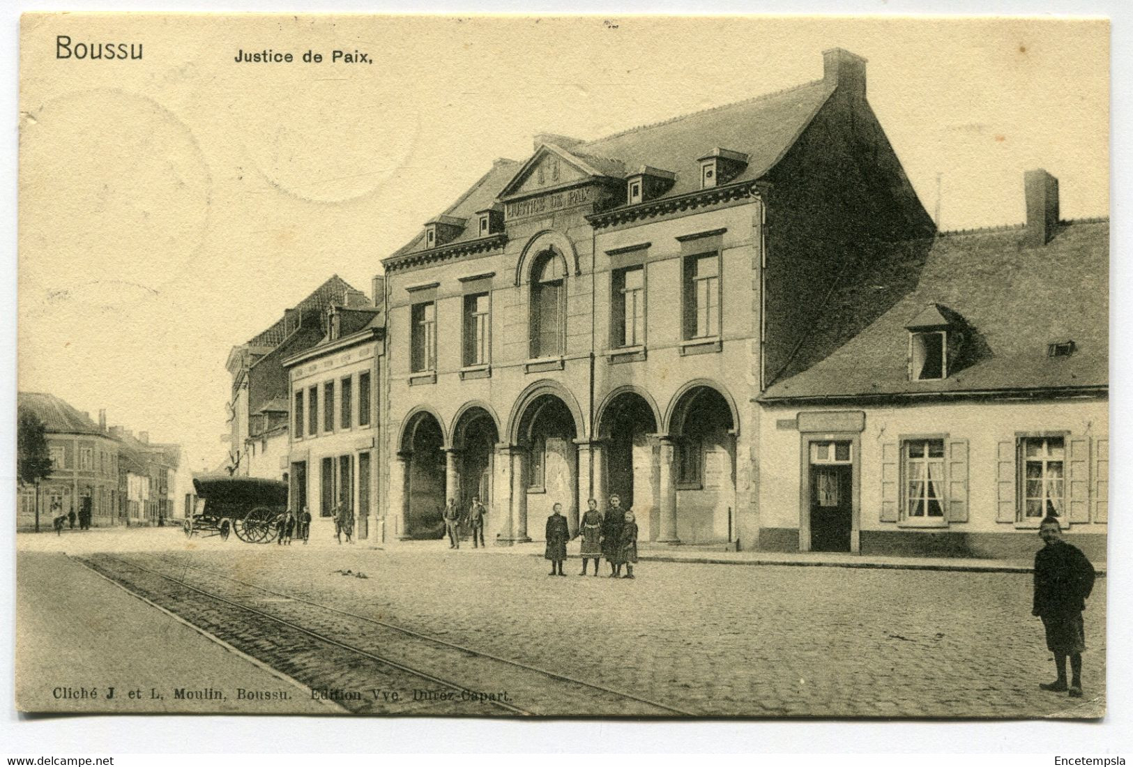 CPA - Carte Postale - Belgique - Boussu - Justice De Paix - 1913 (DG15416) - Boussu