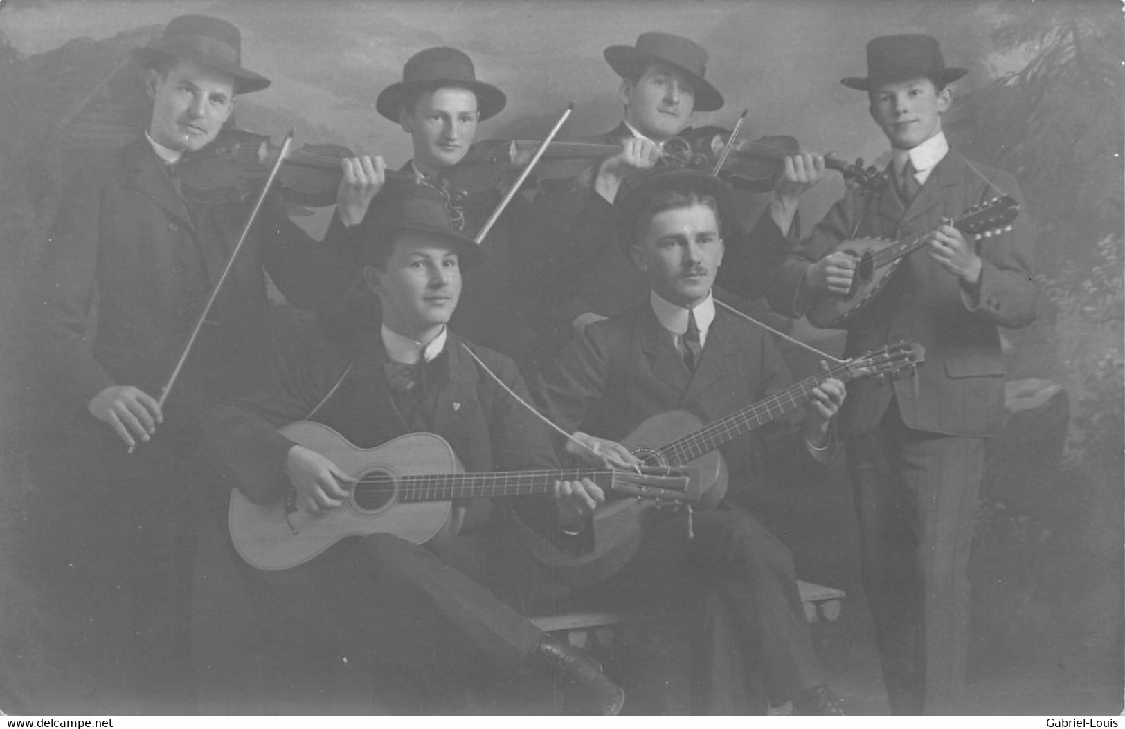 Carte - Foto - H Willemse Burggraben St. Gallen - St. Gallen Musikgruppe 1913 - St. Gallen