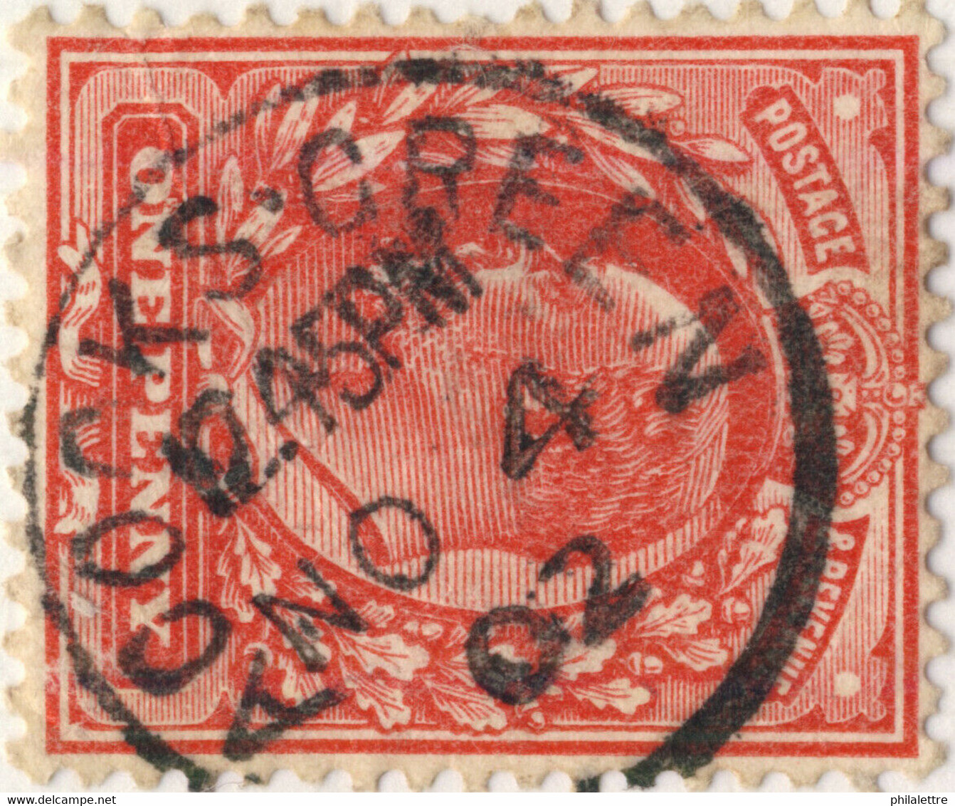 GB  - KEVII 1902 (Nov 4) - " ACOCKS-GREEN " (W.-Midlands) CDS On SG219 - Usados