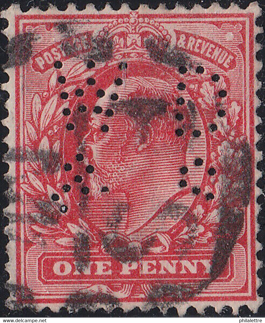 GB - KEVII - Perfin " W D / & S " On SG 219 Used London Foreign Section - Usati