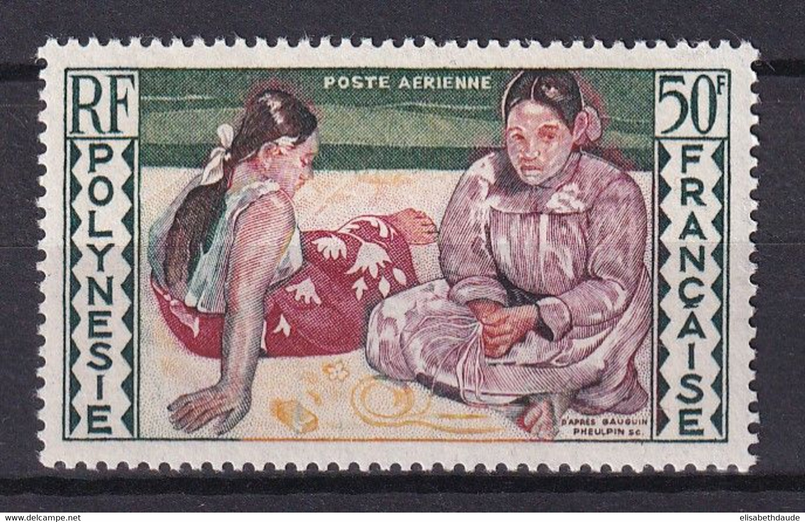 POLYNESIE - 1958 - POSTE AERIENNE YVERT N°2 ** MNH - COTE = 11.5 EUR. - Unused Stamps