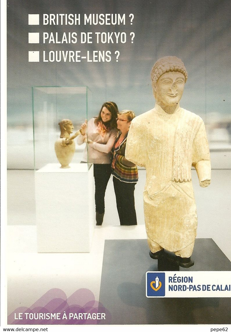 Nord Pas De Calais-lens-musée Du Louvre-la Galerie Du Temps--carte Pub-cpm - Nord-Pas-de-Calais