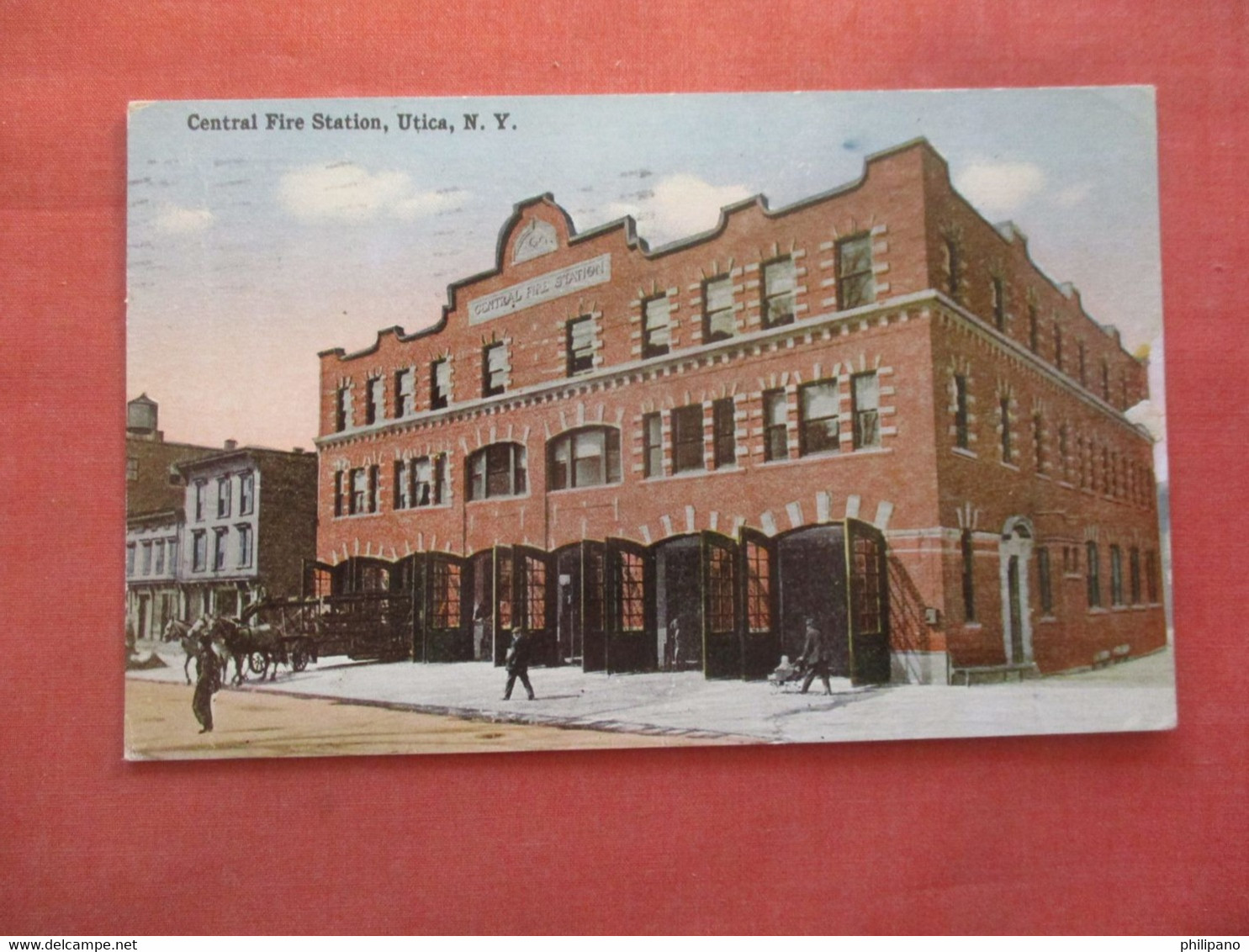 Fire Department --- Central Fire Station      Utica  New York     Ref  4544 - Utica