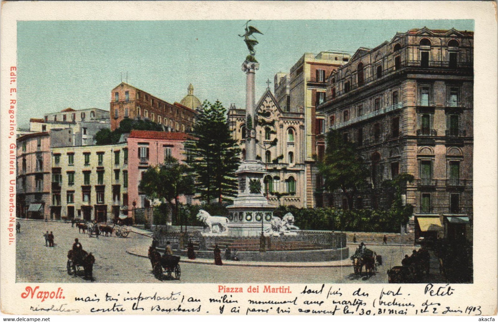 CPA NAPOLI Piazza Dei Martiri ITALY (804963) - Marano Di Napoli