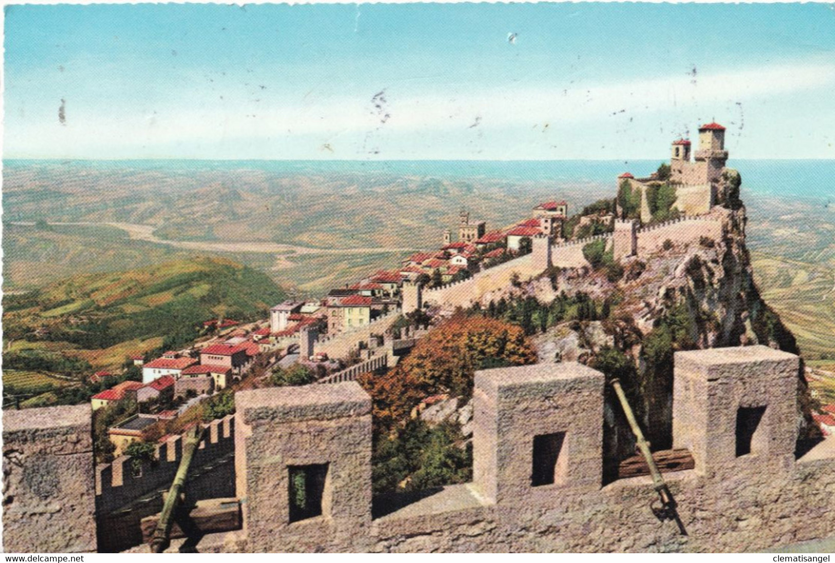 361VG * SAN MARINO * GROSSPOSTKARTE NACH KLOSTER GREMSDORF * 1961 **!! - Storia Postale