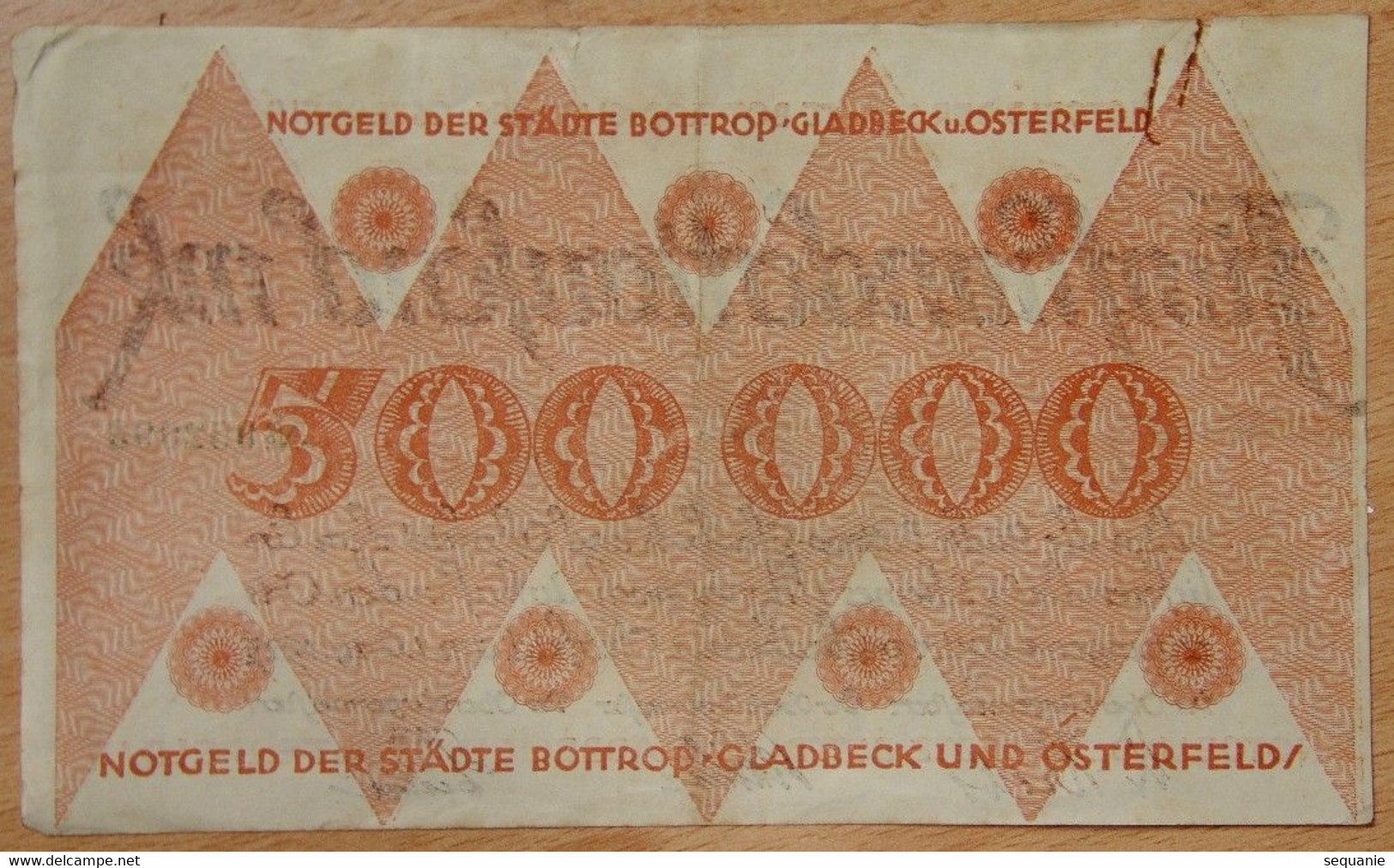 Allemagne Notgeld - 500,000 Mark  Bottrop , Gladbach, Osterfeld 1923 - Non Classés