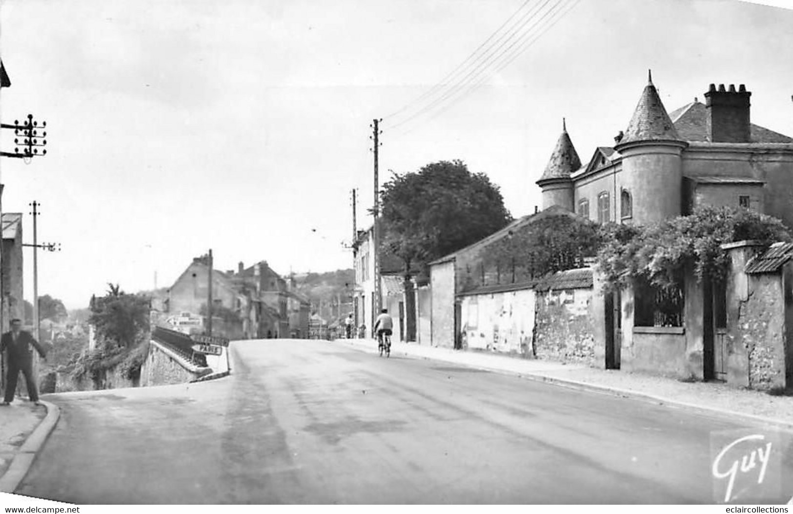 Mantes La Ville      78       Route De Houdan    -   1962  -         (voir Scan) - Mantes La Ville