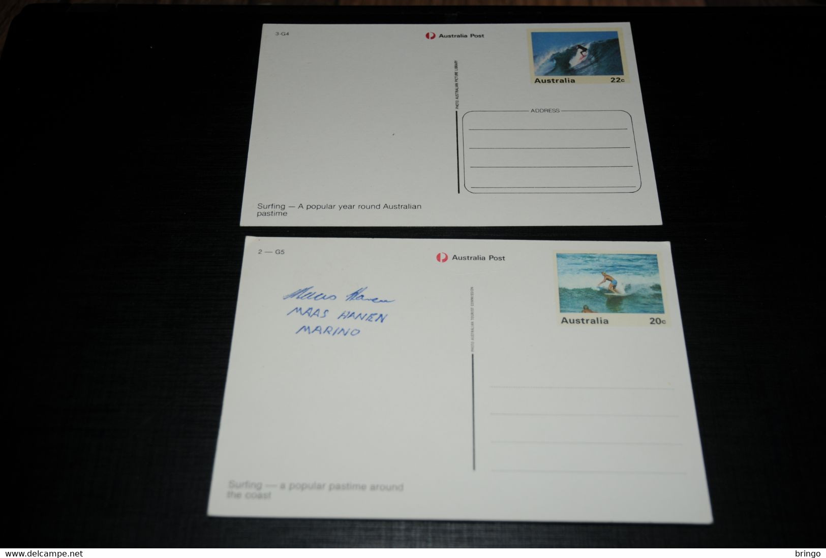 26335-                        Australia - Surfing / 2 CARDS - Autres & Non Classés