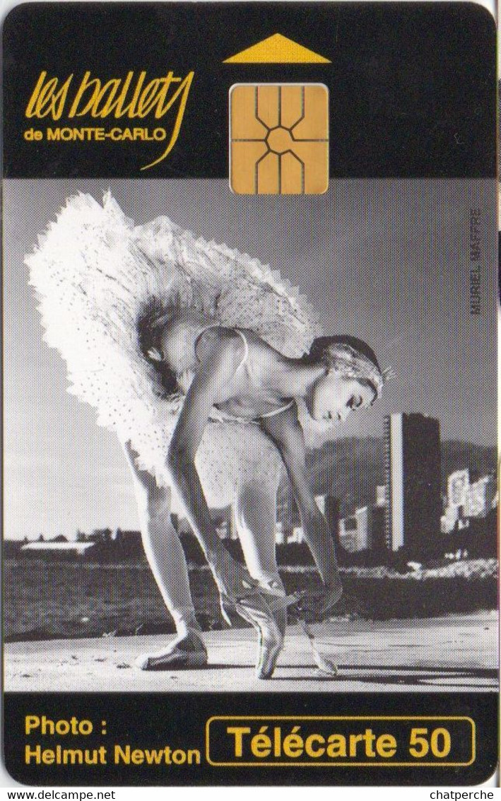 TÉLÉCARTE PHONECARD MONACO LES BALLETS DE MONACO 50 UNITÉS  UTILISÉE DANSE 1995 - Monaco