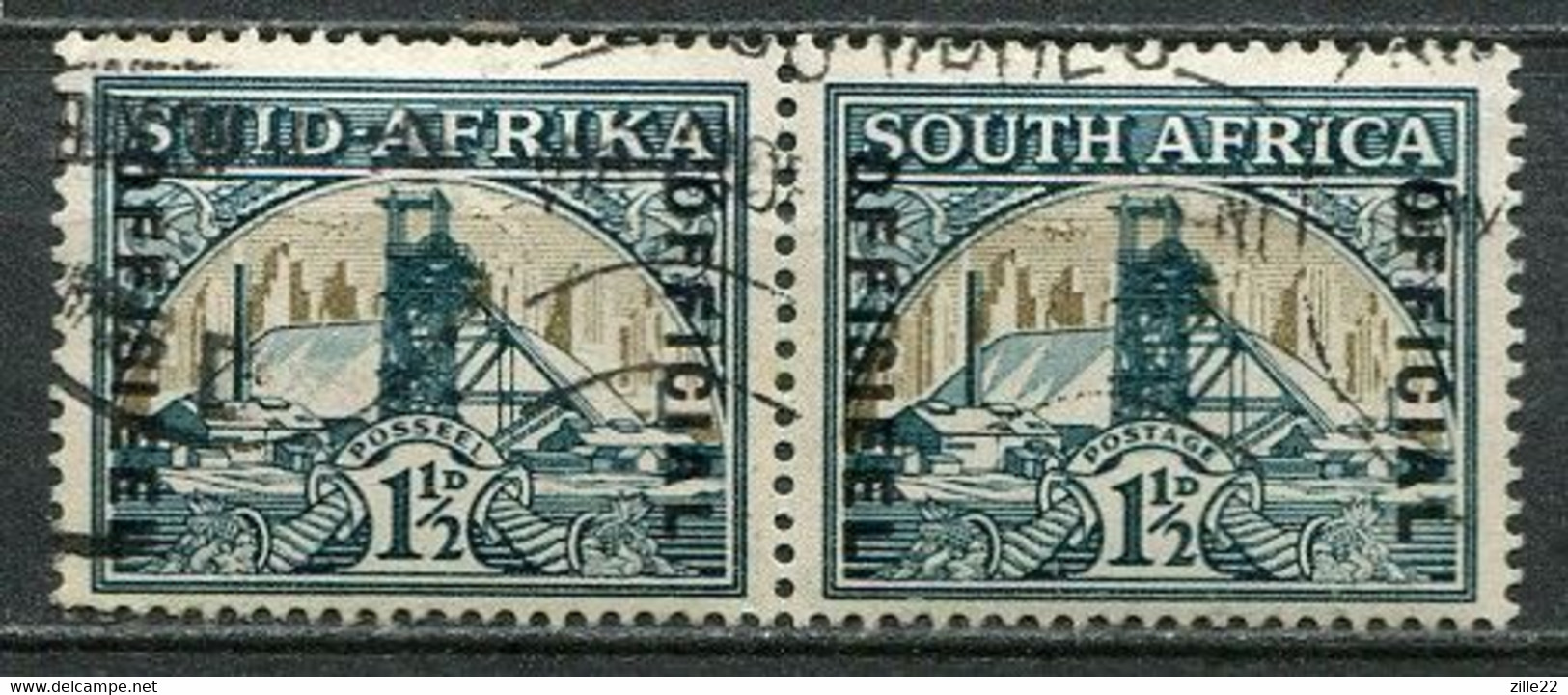 Union Of South Africa Official, Südafrika Dienst Mi# 46-7 Gestempelt/used - Oficiales