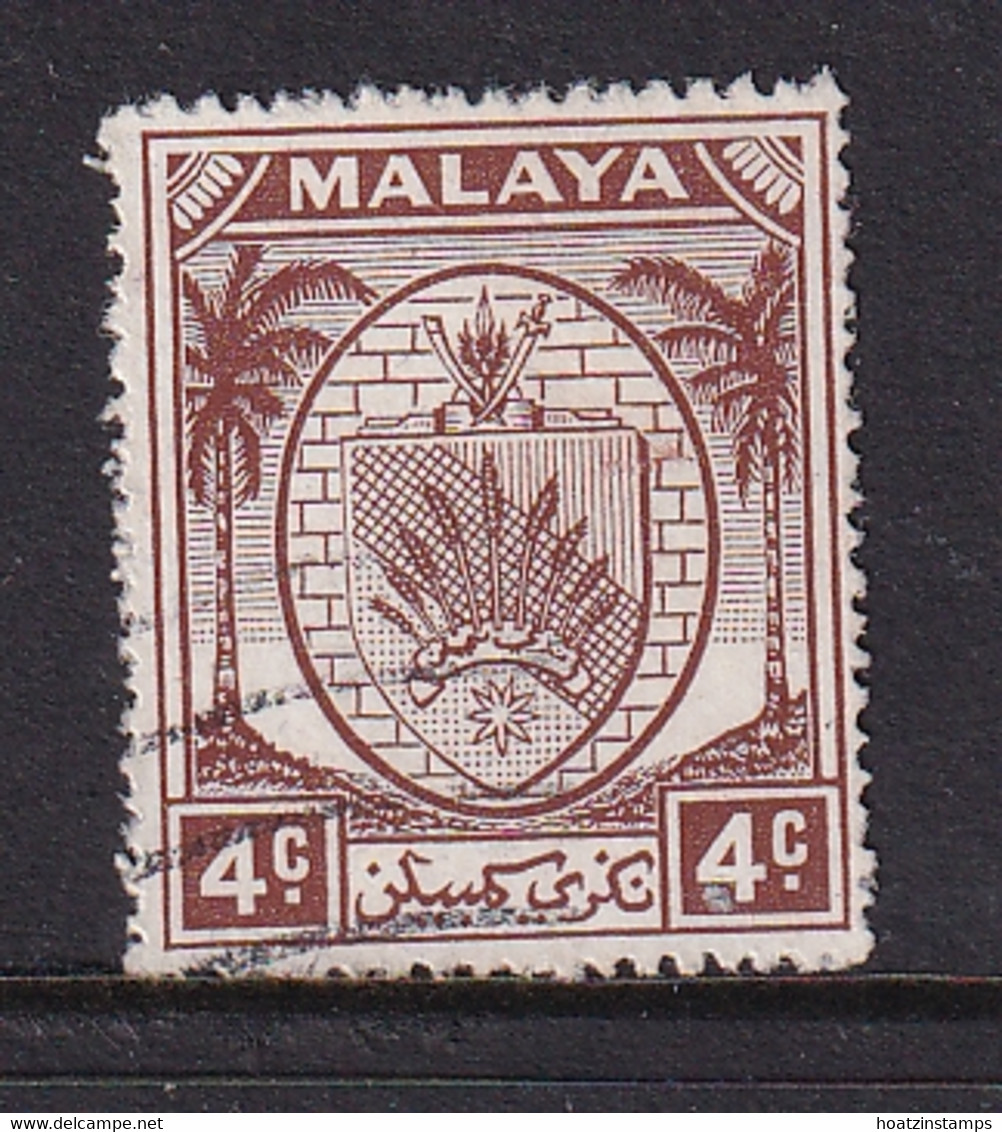 Negri Sembilan: 1949/55   Arms     SG45    4c     Used - Negri Sembilan