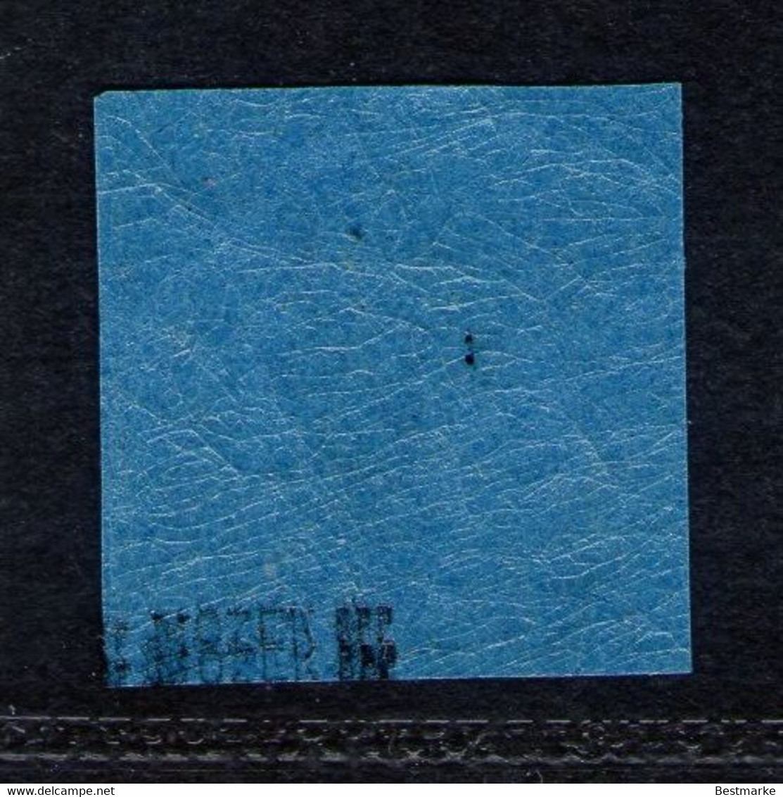 Bergedorf Nr.  1b - 1/2 Shilling Blau - Postfrisch - Tiefst Geprüft BPP - Kabinett - Bergedorf