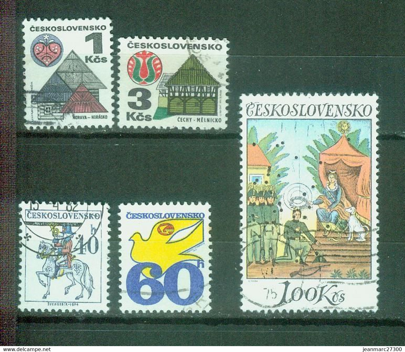 Tchécoslovaquie - YT N°1831 1920 2063 2075 2076   1970 1979 Lot 25 Oblitérés - Sonstige & Ohne Zuordnung