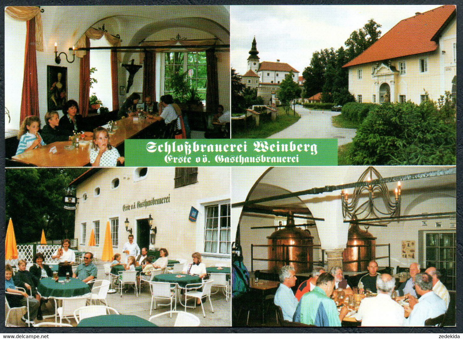 E5547 - TOP Kefermarkt Schloßbrauerei Weinberg - Verlag Fritz Witzig - Werbekarte - Kefermarkt