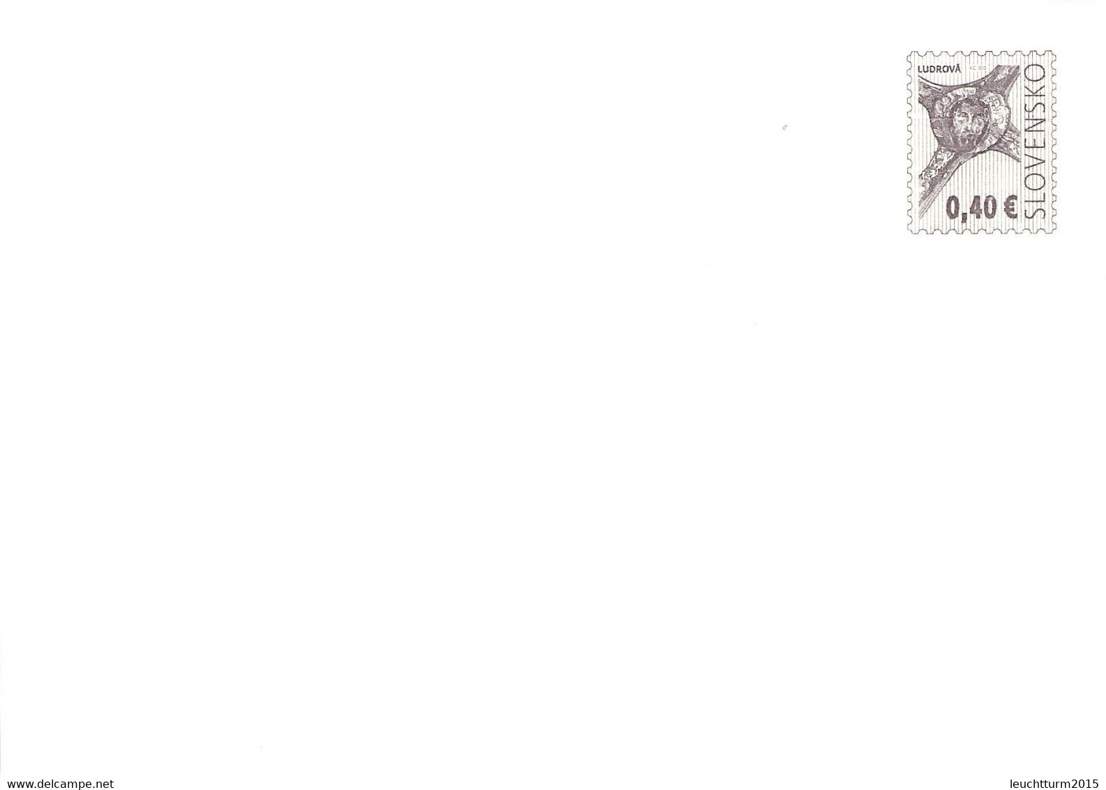 SLOVAKIA - STATIONARY ENVELOPE 2010 0,40€ Unc //Q116 - Ansichtskarten