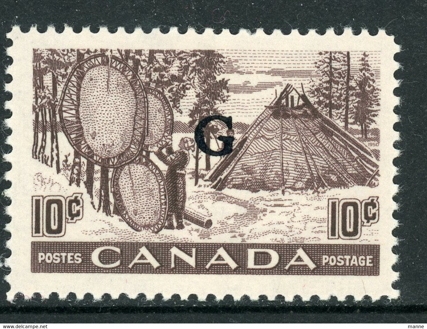 Canada MH 1950-51 OVERPRINTED - Opdrukken