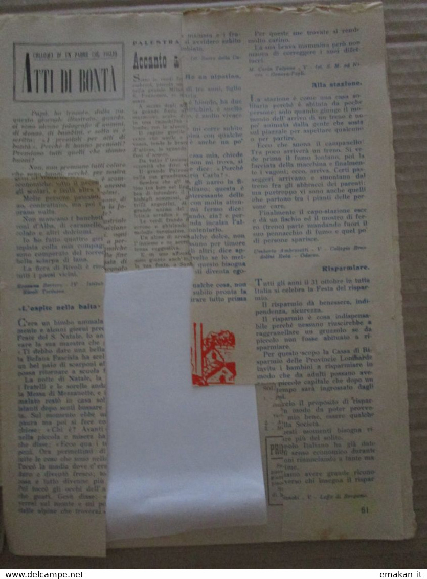 # LO SCOLARO N 5 / 1940 CORRIERE DEI PICCOLI STUDENTI - Primeras Ediciones