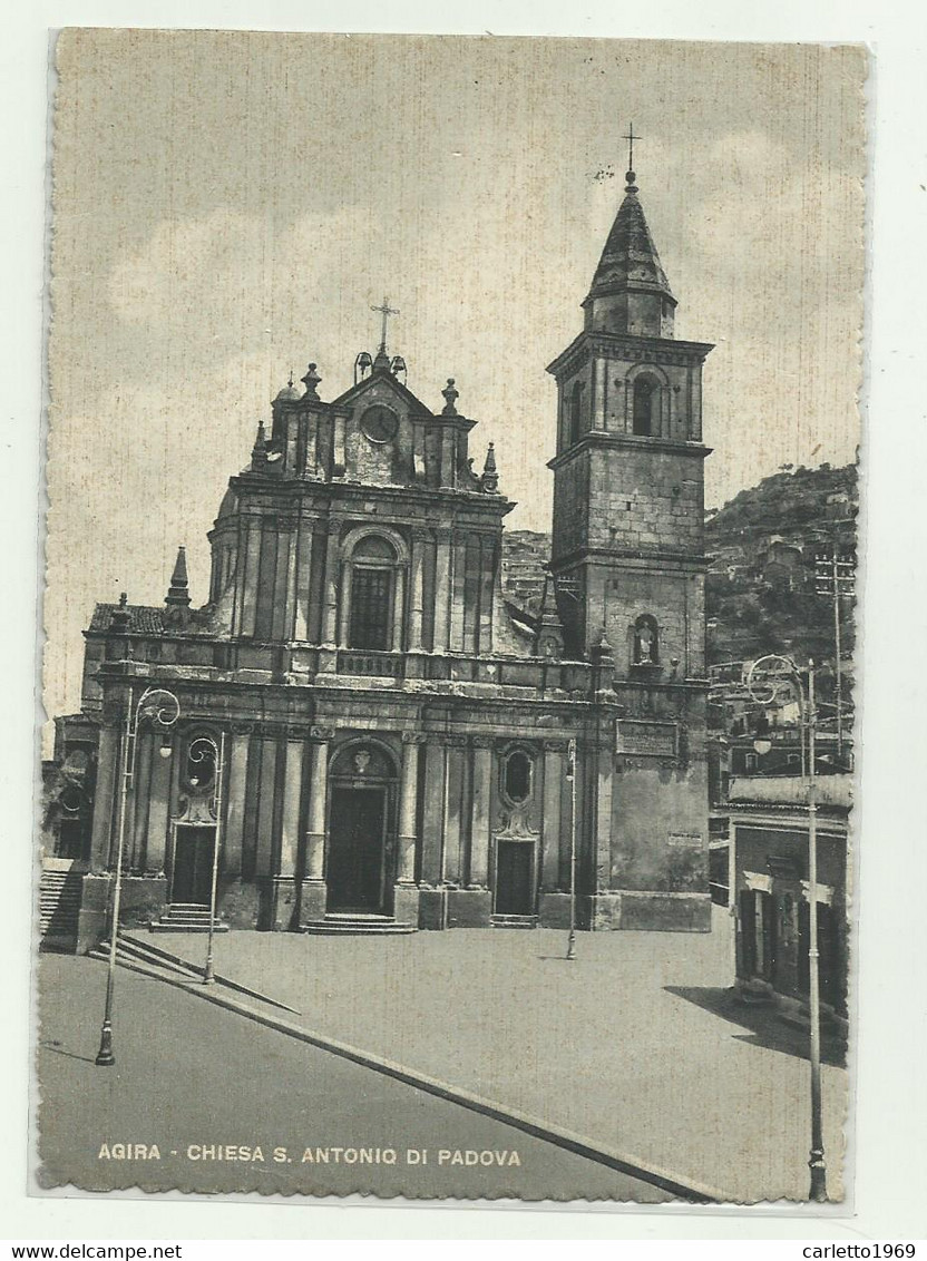 AGIRA - CHIESA S.ANTONIO DI PADOVA VIAGGIATA  FG - Enna