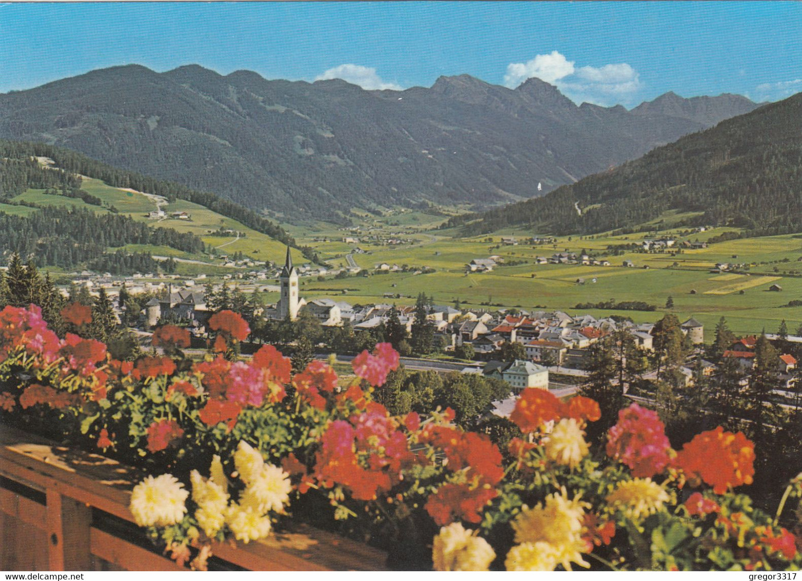 863) RADSTADT - Blumenterrasse Auf Stadt Mit Häusern U. Kirche TOP VARIANTE  älter - Radstadt