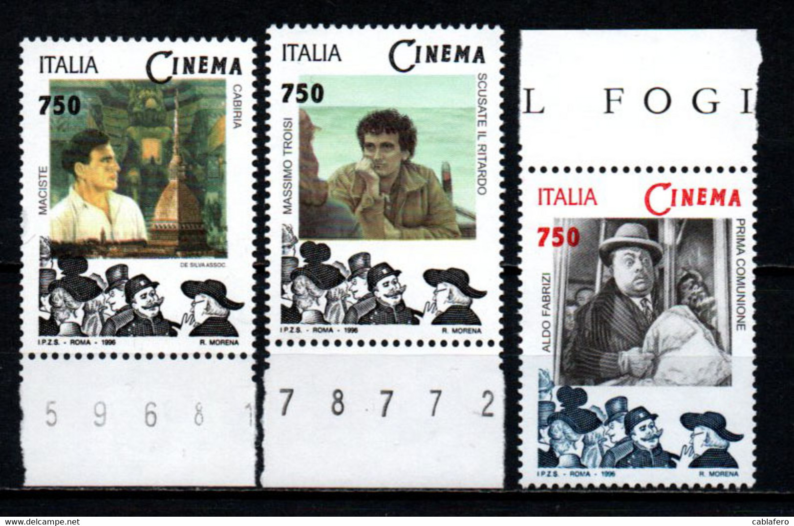 ITALIA - 1996 - IL CINEMA ITALIANO: 2^ SERIE - MNH - 1991-00:  Nuovi