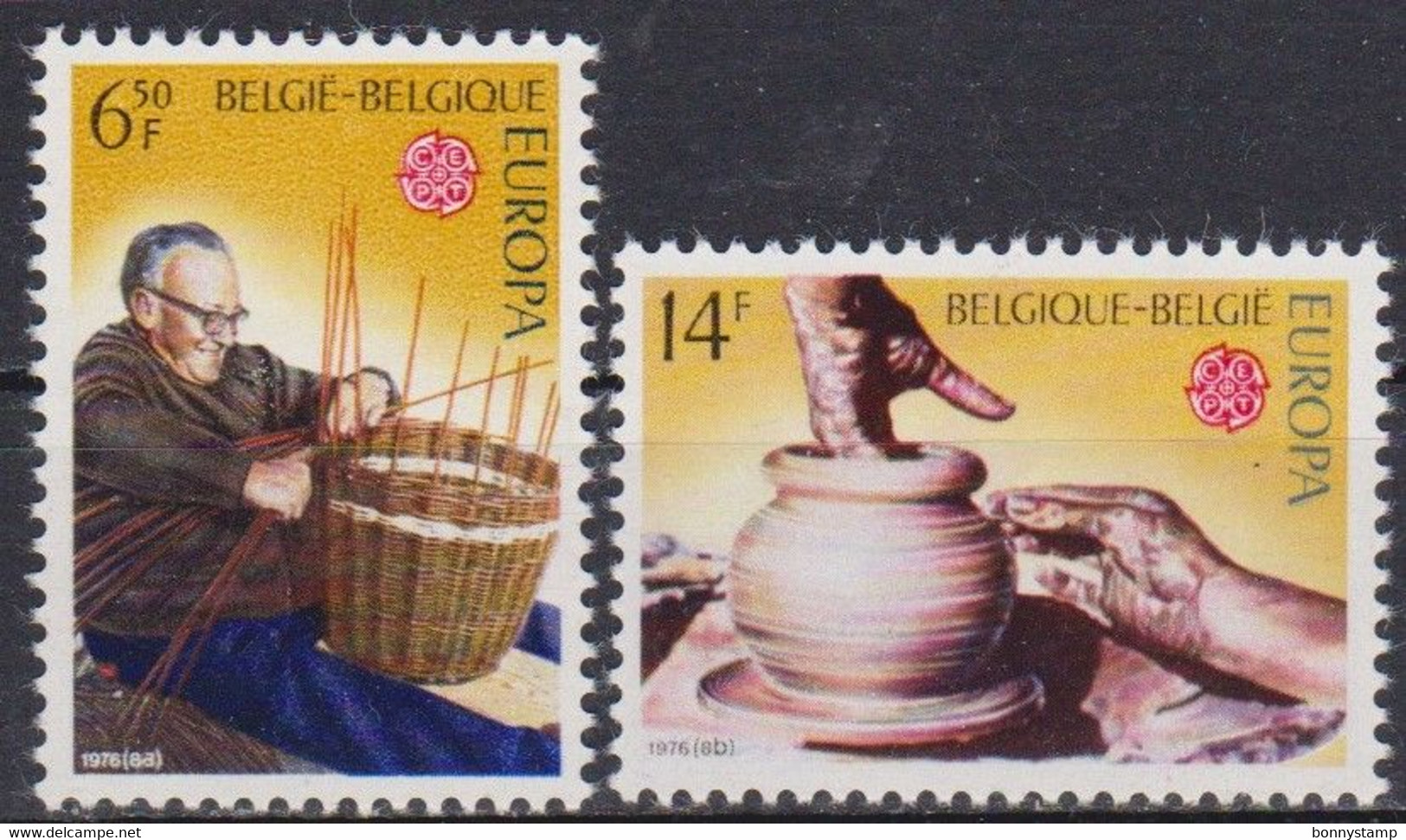 Belgio, 1976 - Europa - Nr.946/947 MNH** - Autres & Non Classés