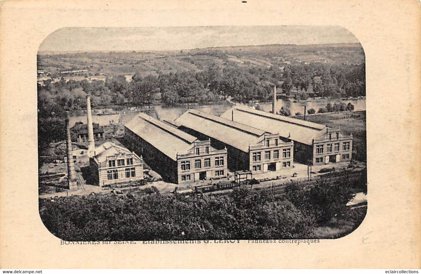 Bonnières Sur Seine         78            Etablissement Leroy  Fabrique De Contreplaqués       (voir Scan) - Bonnieres Sur Seine