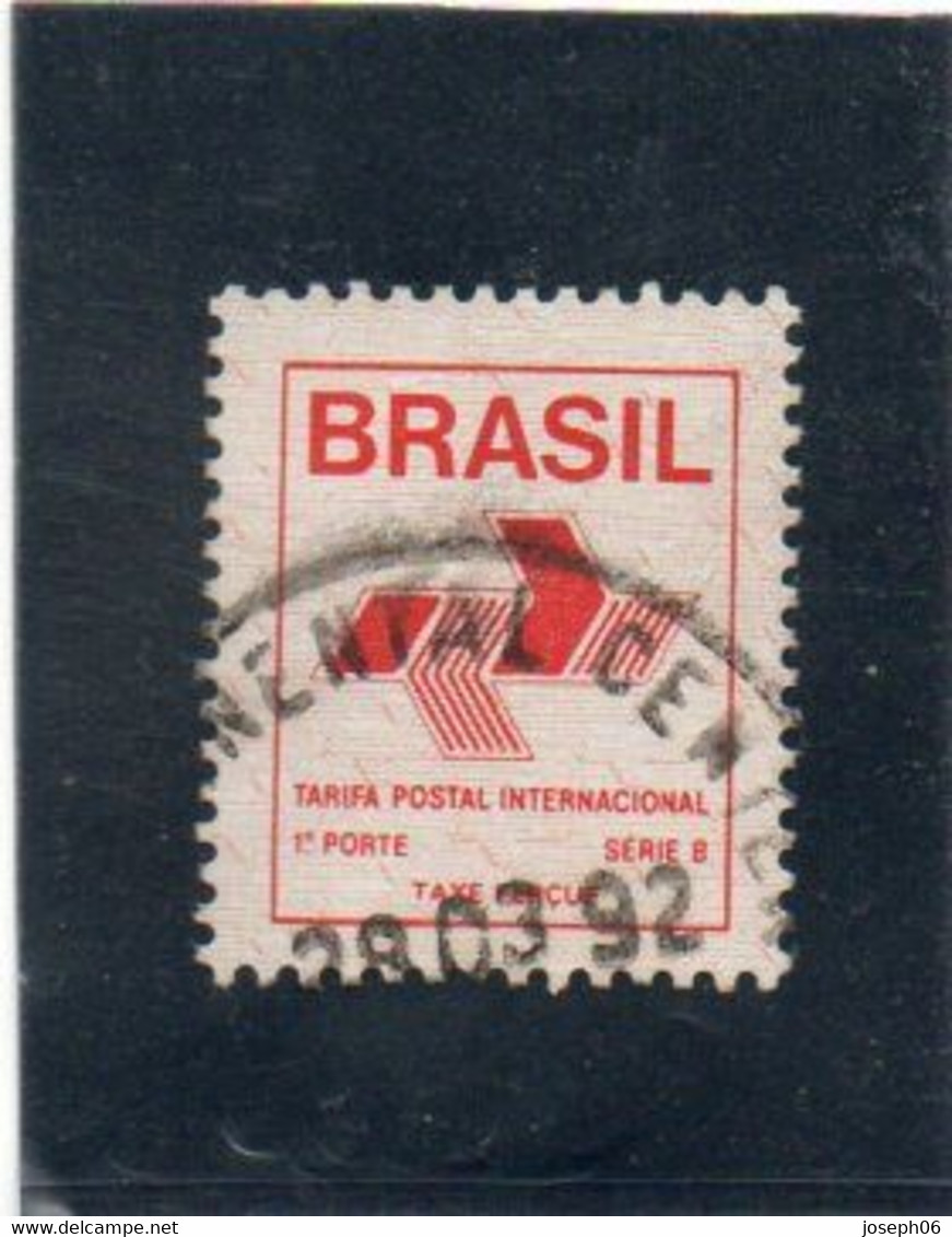 BRESIL    1990   Taxe Perçue  Y.T. N° Tarif International  Oblitéré - Postage Due