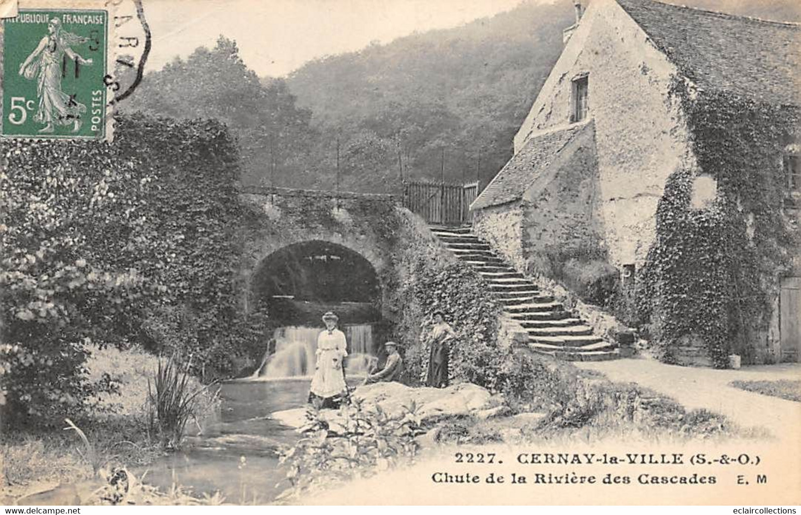 Cernay-la-Ville           78          Chute De La Rivière Des Cascades   (voir Scan) - Cernay-la-Ville