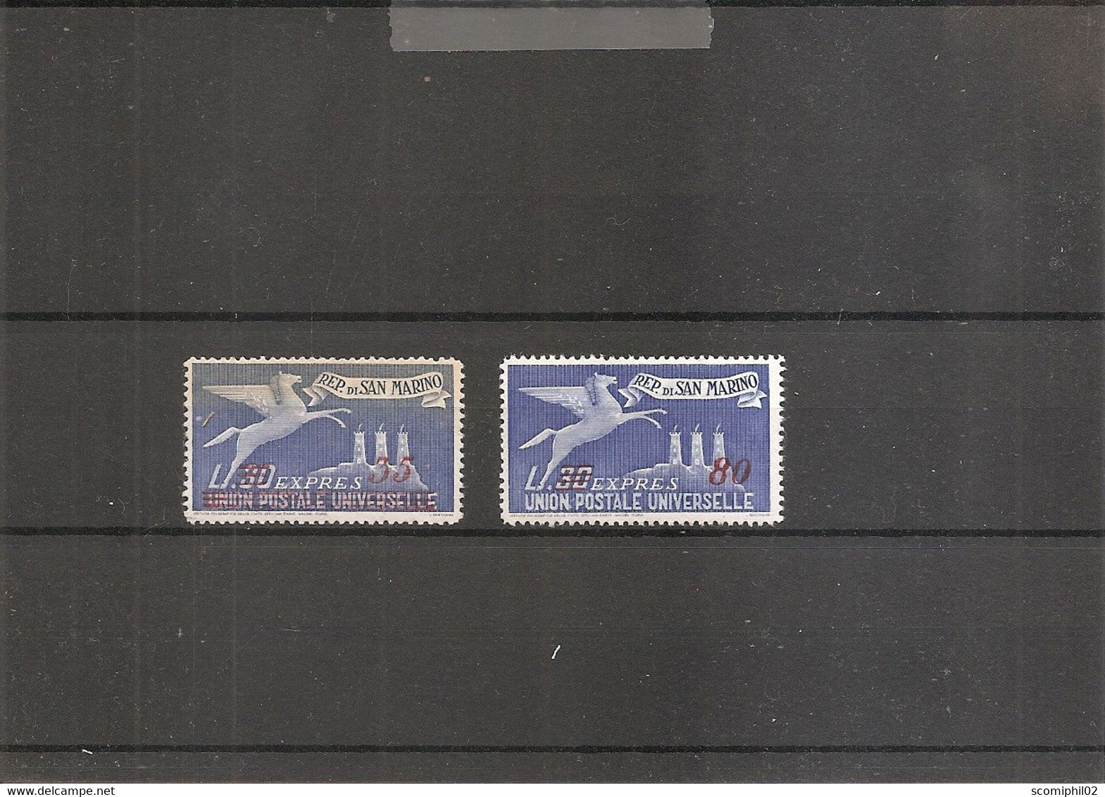 Saint-Marin ( Exprès 19/20 X -MH) - Express Letter Stamps